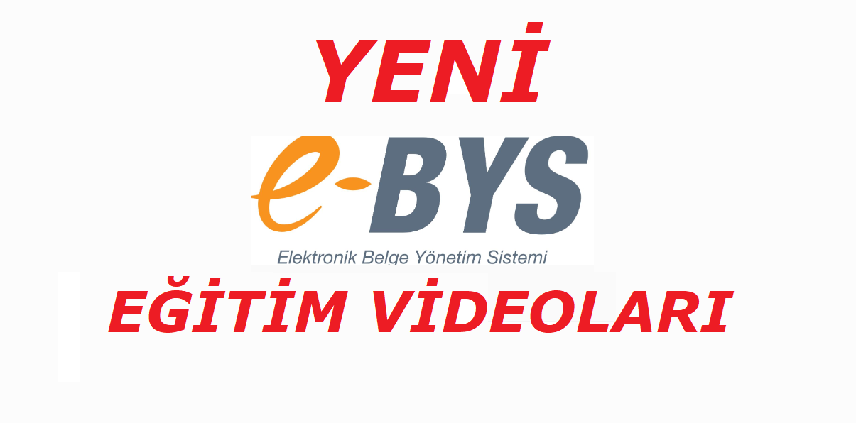 Yeni EBYS Eğitim Videoları